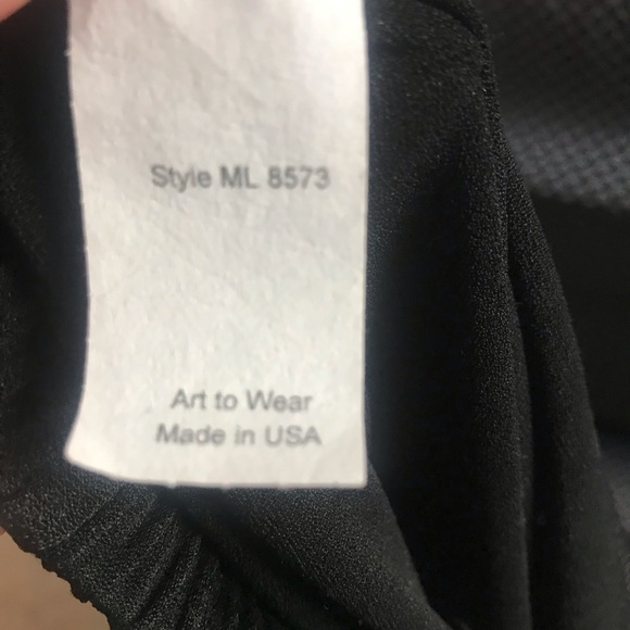 JGU Mad Lab black artsy maxi skirt size M great for Halloween witch costume - Picture 8 of 11